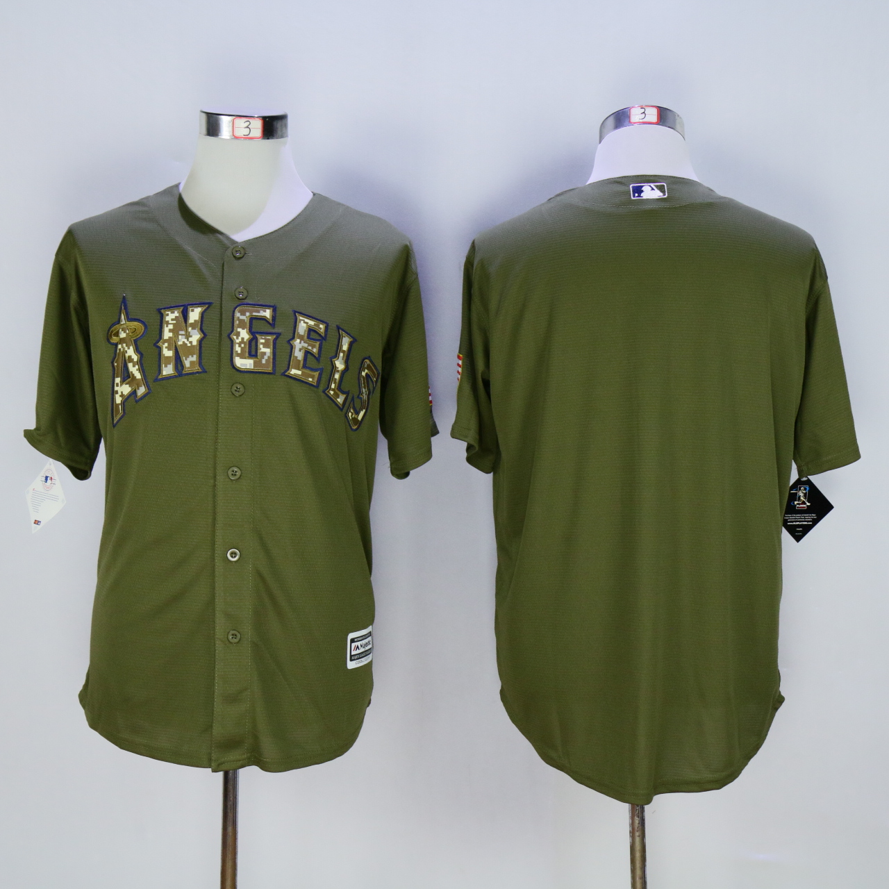 Men Los Angeles Angels Blank Green MLB Jerseys->los angeles angels->MLB Jersey